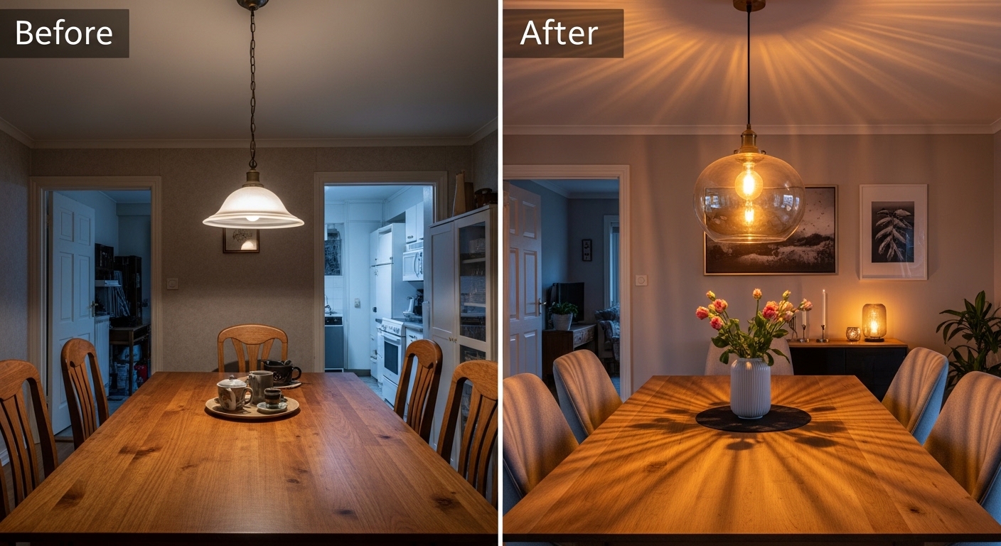 The $45 Dining Room Transformation Nobody Believed Was Real
