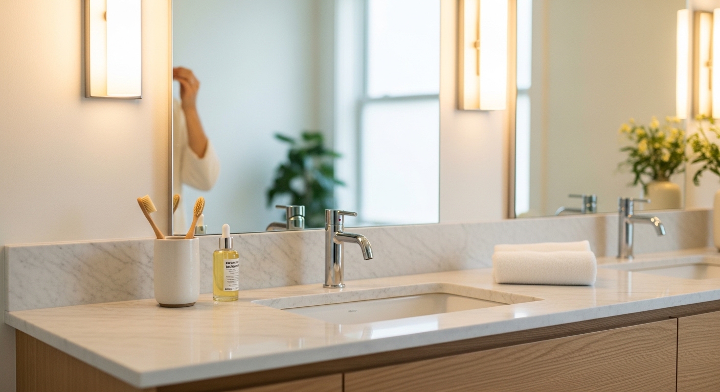 Bathroom Lighting That Doesn't Make You Look Awful at 7 a.m.