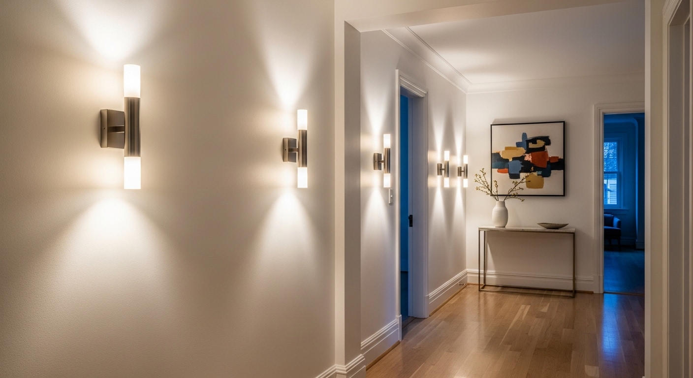 Hallway Lighting That Works Around the Clock