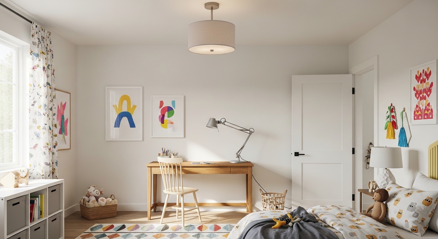 Kids' Room Lighting That Works From Age 4 to Age 14