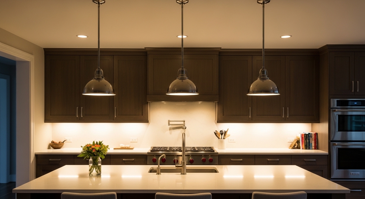 Kitchen Lighting Room by Room: Island, Perimeter, and Under-Cabinet