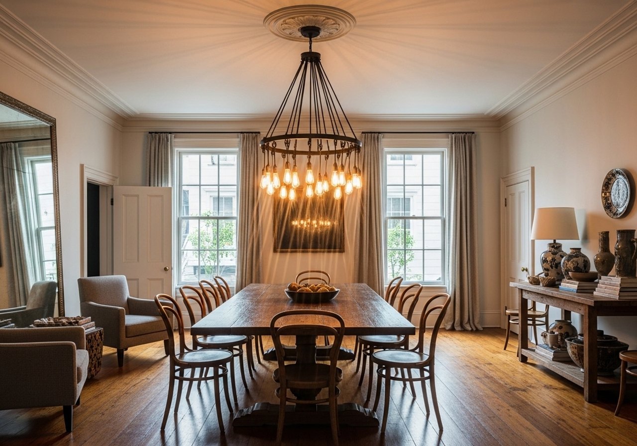 When to Use a Statement Pendant in a Historic Home