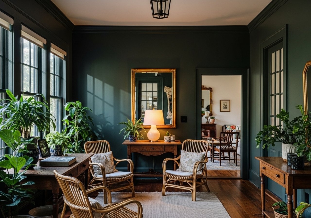 Our Sunroom Transformation: Darker, Cozier, Better
