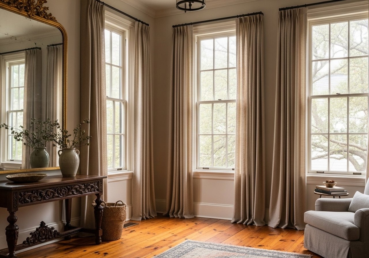 How We Chose Window Treatments for a Historic Home